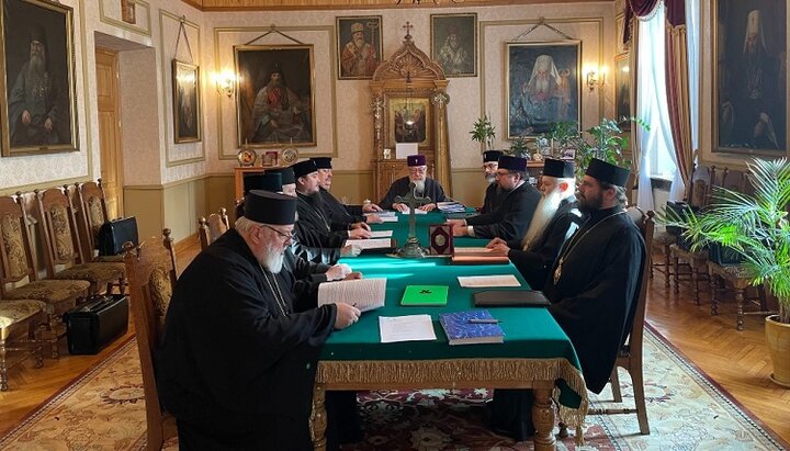 Sinodul arhieresc al Bisericii Ortodoxe Poloneze din 26 octombrie 2021. Imagine: orthodox.pl