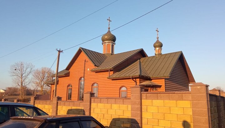 Новий храм УПЦ у селі Угринів. Фото: СПЖ