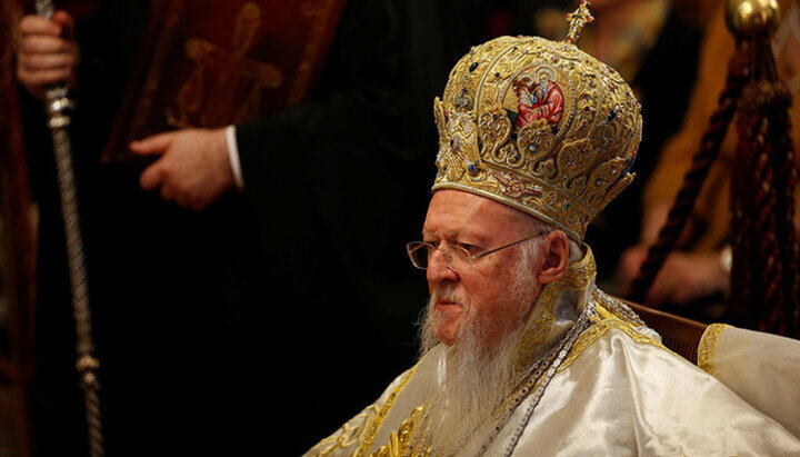 Patriarhul Constantinopolului Bartolomeu. Imagine: golos.ua