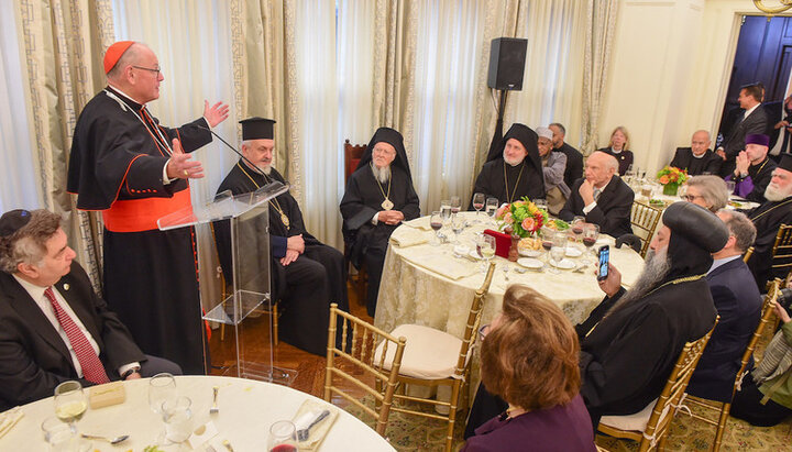 Обід релігійних лідерів у Нью-Йорку. Фото: orthodoxtimes.com/GOA/D. Panagos