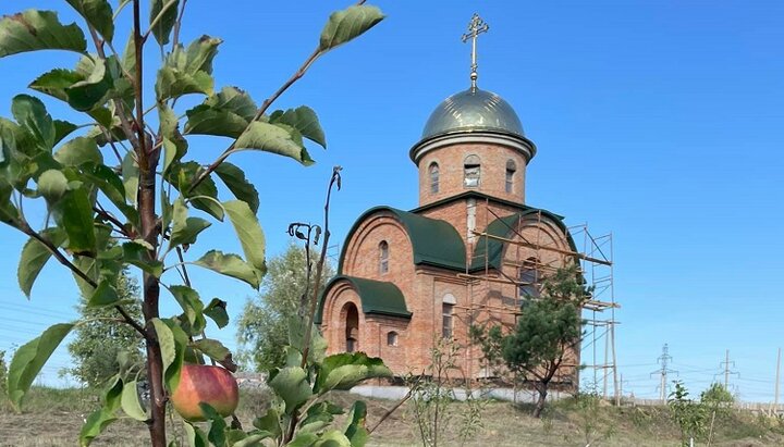 Строящийся храм возрождаемого Межигорского монастыря УПЦ. Фото: страница обители в Facebook.