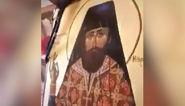 Ікона преподобного Георгія, Нового Сповідника. Фото: скріншот відео ekklisiaonline