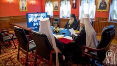 UOC holds a remote meeting of the Holy Synod