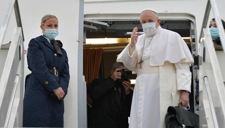 Папа римский Франциск (справа). Фото: vaticannews.va