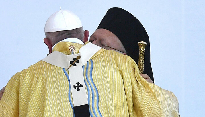 Папа римський Франциск і патріарх Варфоломій. Фото: news.liga.net