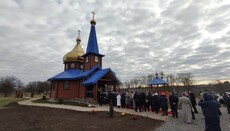 Митрополит Иоасаф освятил новый Свято-Михайловский храм УПЦ в Семидубах