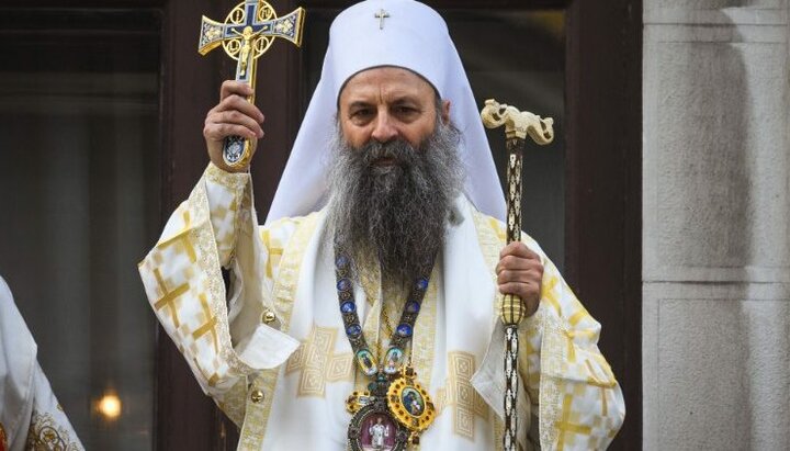 Патріарх Сербський Порфирій. Фото: AFP