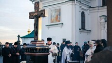 В Киевской лавре отслужили панихиду в день рождения Митрополита Владимира