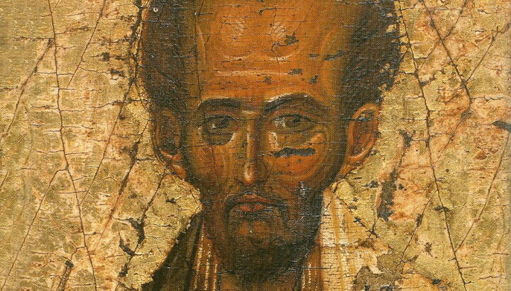 Святитель Иоанн Златоуст. Фрагмент иконы. Фото: trelogiannis.blogspot.com