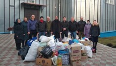 Прихожане УПЦ в Михальче собрали помощь беженцам в Святогорской лавре
