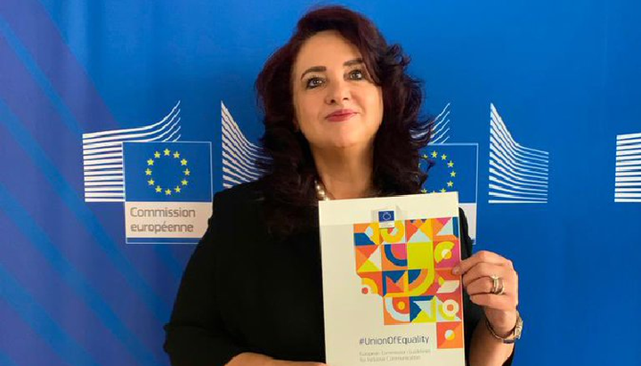 Comisarul european Helena Dalli. Imagine: pagina oficială de Twitter