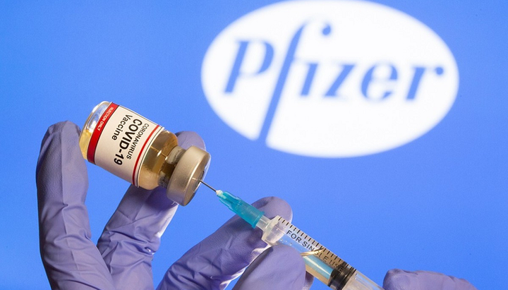 Вакцина Pfizer. Фото: zoda.gov.ua
