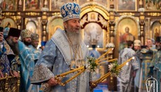 Предстоятель УПЦ возглавил литургию в Кременецком монастыре
