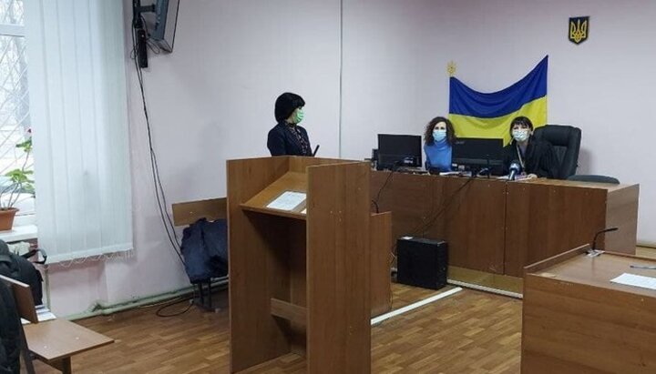 Засідання Роменського міськрайонного суду. Фото: Суспільне