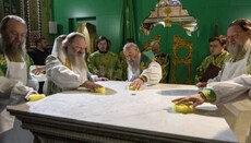 Предстоятель УПЦ возглавил освящение храма Киево-Печерской лавры