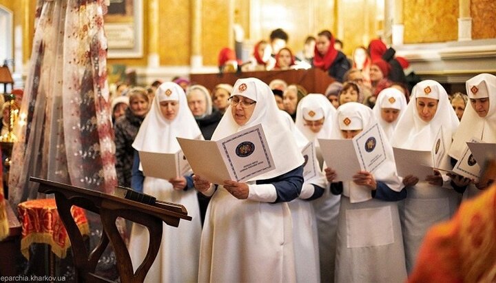 Сестры милосердия УПЦ дают присягу в Харькове. Фото: news.church.ua