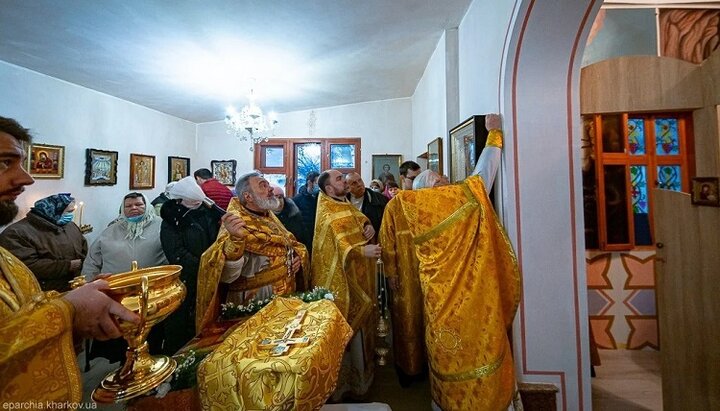 Освящение храма Николая Чудотворца. Фото: пресс-служба Харьковской епархии
