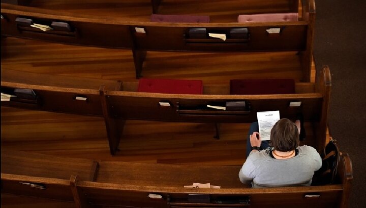 Прихожанка в протестантской церкви в США. Фото: John Leyba/The Denver Post/Getty Images