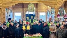 В Винницкой епархии освятили новый храм УПЦ в селе Жежелев