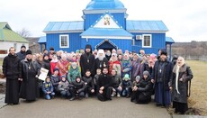 Ієрарх УПЦ освятив новий престол у 270-річному козацькому храмі в Борисівці