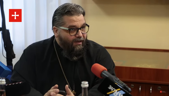 Archimandrite Luke (Vinarchuk), Photo: a screenshot of the video from the “1Kozak” YouTube channel.