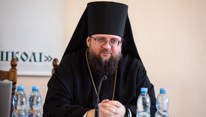 Rector of the Kyiv Theological Academy and Seminary, Bishop Sylvester of Bilohorodka. Photo: kdais.kiev.ua