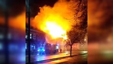 В управлении Житомирской епархии УПЦ произошел масштабный пожар