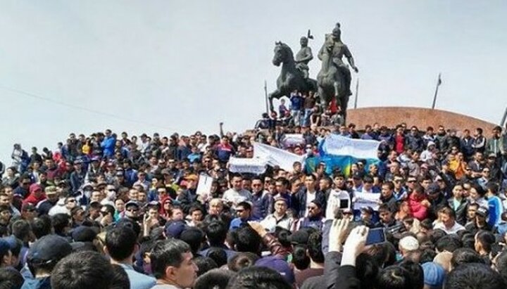 Протести у Казахстані. Фото: РИА