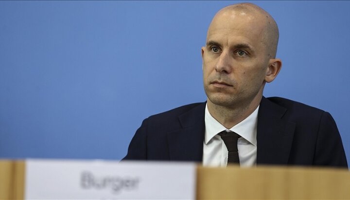Purtătorul de cuvânt al Ministerului de Externe Christopher Burger. Imagine: Agentia Anadolu