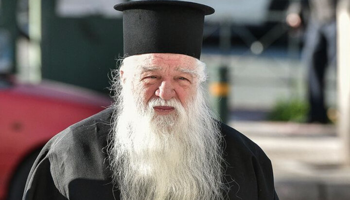 Колишній митрополит Калавритський Амвросій. Фото: athensvoice.gr