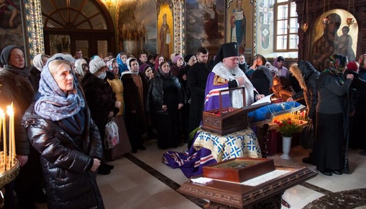 Молебен памяти Вифлеемских младенцев. Фото: mitropolia.kiev.ua