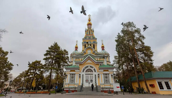 Вознесенський собор РПЦ в Алмати. Фото: NUR.KZ/Петро Карандашов