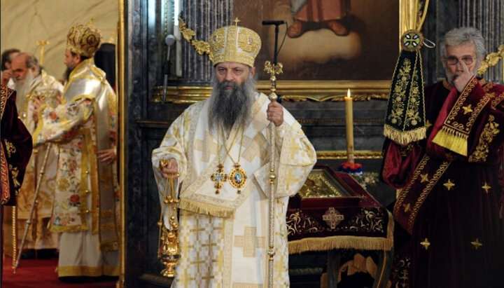 Patriarch Porfirije. Photo: aif.ru