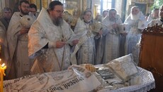 Митрополит Ефрем отпел духовника Криворожской епархии УПЦ в Никополе