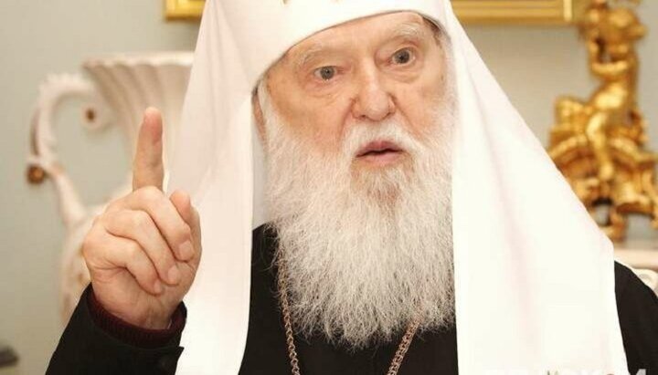 Філарет Денисенко судиться за офіційне відновлення Київського патріархату. Фото: Дзеркало тижня