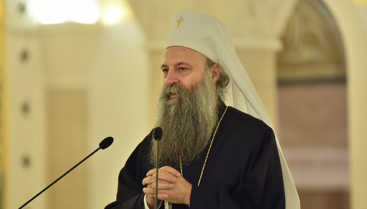 Patriarch Porfirije. Photo: telegraf.rs