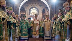 Предстоятель УПЦ возглавил престольный праздник в Ионинском монастыре Киева