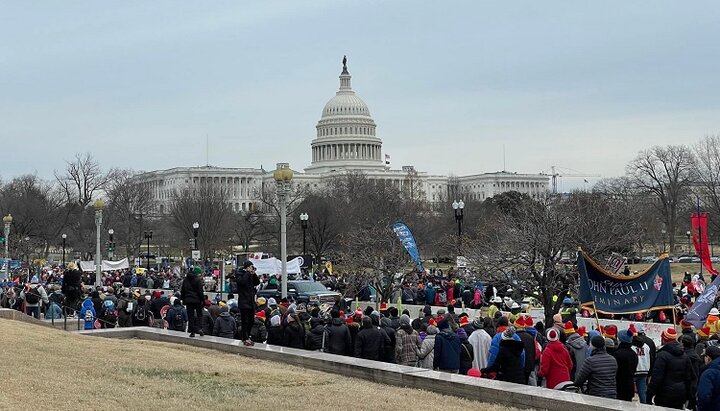 Марш против абортов в столице США Вашингтоне. Фото: страница ПЦА в Facebook