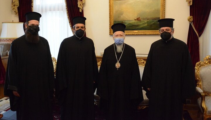 The Alexandrian hierarchs discussed the situation in Africa with the head of Phanar. Photo: romfea.gr