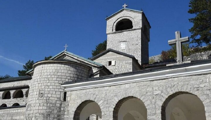 Mănăstirea Cetinje a Bisericii Sârbe. Imagine: mitropolija.com