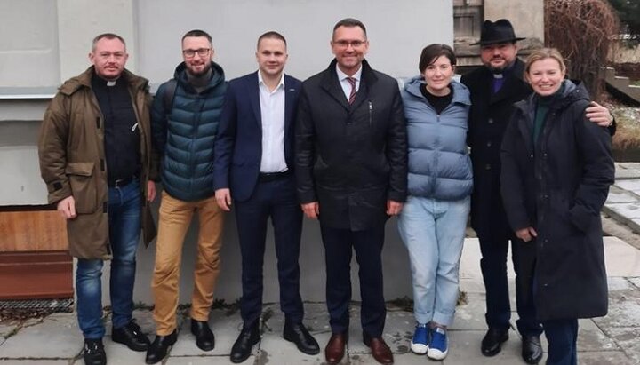 A visit of the OCU delegation to Poland in December 2021. Photo: krakow.mfa.gov.ua
