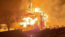 У Самакові назвали можливу причину пожежі, що знищила храм УПЦ