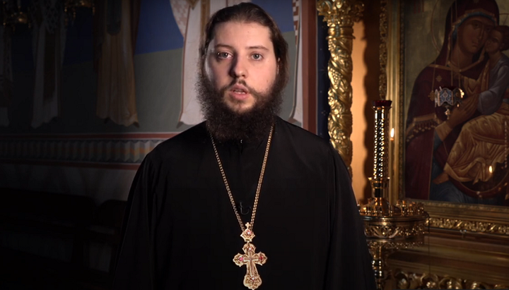 Ієромонах Афанасій (Стрельцов). Фото: скріншот відео Youtube-каналу Православная Церковь