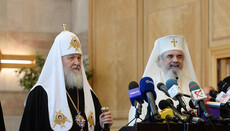 Romanian Patriarch wishes the ROC Primate many years of ministry