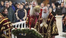 В киевской Лавре почтили память убитого большевиками митрополита Владимира