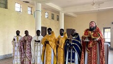 Клирики Африканского экзархата совершили литургию в Танзании