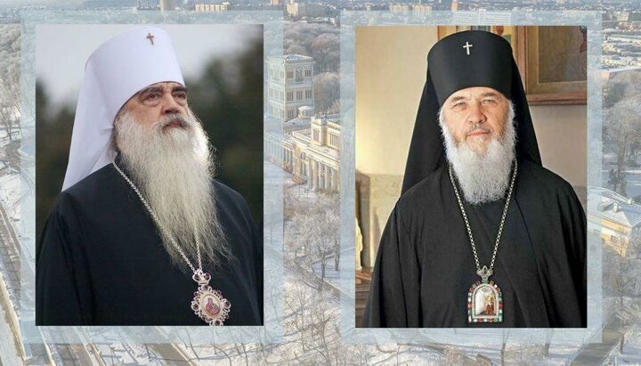 Митрополит Филарет (Вахромеев) и архиепископ Аристарх (Станкевич). Фото: church.by.  
