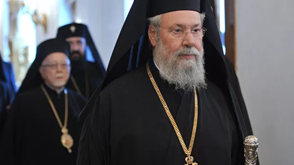 Глава Кипрской Православной Церкви Архиепископ Хризостом. Фото: ria.ru