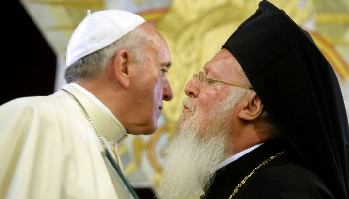 Папа Франциск и Патриарх Варфоломей. Фото: ruskline.ru