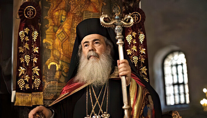 Патриарх Иерусалимский Феофил призвал всех христиан к молитве за Украину. Фото: cyplive.livejournal.com